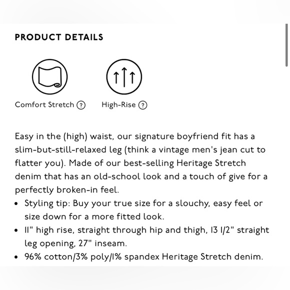 Madewell The High-Rise Slim Boyjean in Tile White Size 32 - Picture 11 of 14